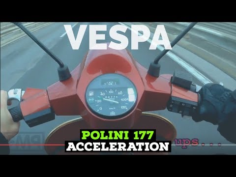 vespa POLINI 177 / 0-100kmh acceleration 15,8s / rotary valve tuning / FMP - Solid PASSion