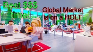 Global Market is STUCK! Best selling time! Roblox My Restaurant News