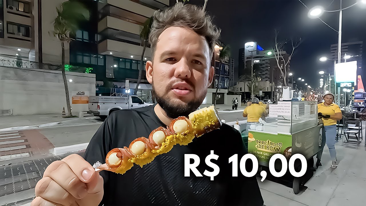As melhores COMIDAS DE RUA em Fortaleza