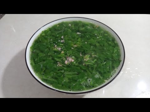 Cách nấu canh rau cải ngọt mát