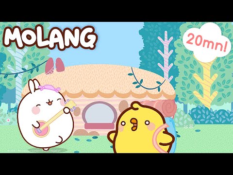 Molang | Glamping ideas with Molang and Piu Piu | #cutecartoon #glamping