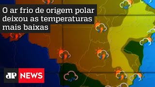 Frente fria aumenta a chuva no Brasil nesta semana