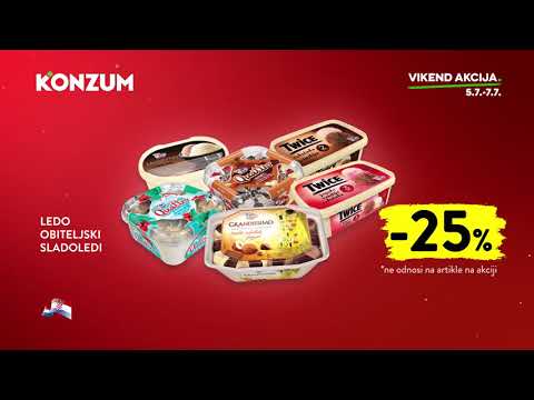 Konzum vikend akcija od 05.-07.07.2019.