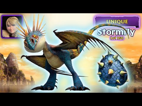 Stormfly (Astrid's Deadly Nadder) Max Level 150 Titan Mode | Dragons: Rise of Berk