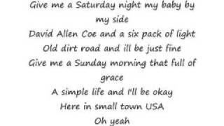 Justin Moore-  Small Town USA w/ lyrics