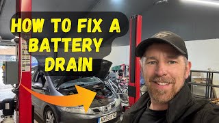 Honda Civic battery drain easy fix