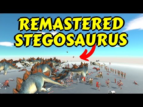 Extinction of Remastered Stegosaurus Army in Animal Revolt Battle Simulator