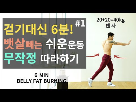 효과보장🔥단6분 중년 뱃살 빼는 최고의 서서 복근 운동 루틴 6-Min Standing Belly Fat Workout 임피티 IMPT DIET