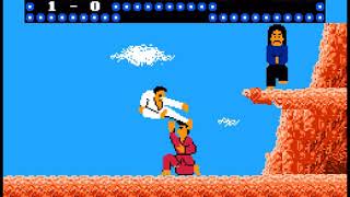 Karate Champ (FDS · Famicom Disk System) video game port | gameplay session for 1 Player 🎮