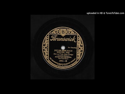 Just one more waltz with you - Regent Club Orchestra