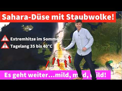 Schon wieder Saharastaub! Bis Mitte März sehr warm, trocken und sonnig! Frühling startet durch!