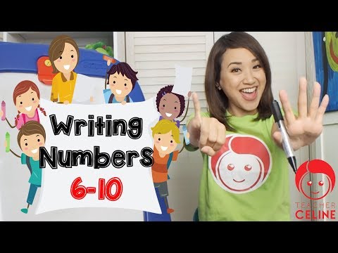 Writing numbers 6-10 | Counting Number | Kids Song | Online Learning