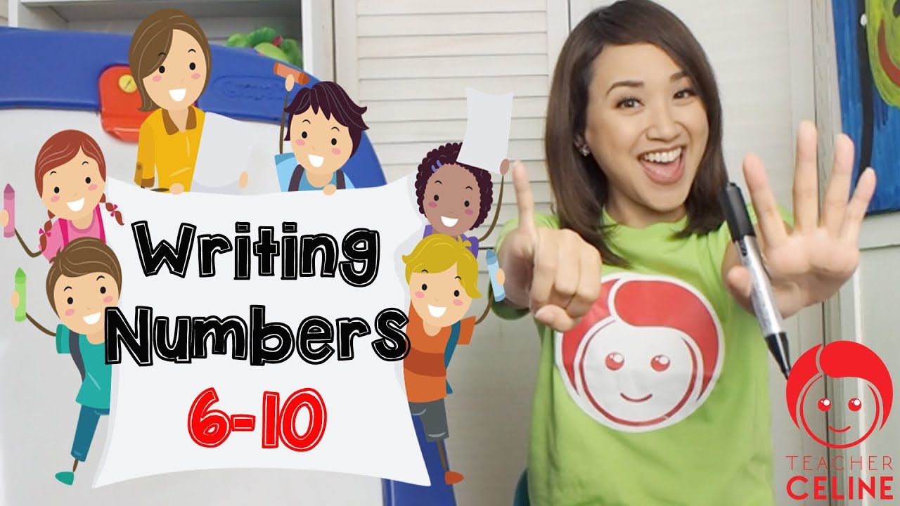 Writing numbers 6-10 | Counting Number | Kids Song | Online Learning