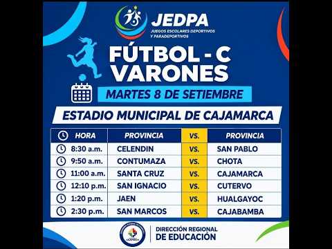 Octavos de Final - Sub 17 Varones - CHOTA VS CONTUMAZÁ | JUEGOS ESCOLARES DEPORTIVOS 2026