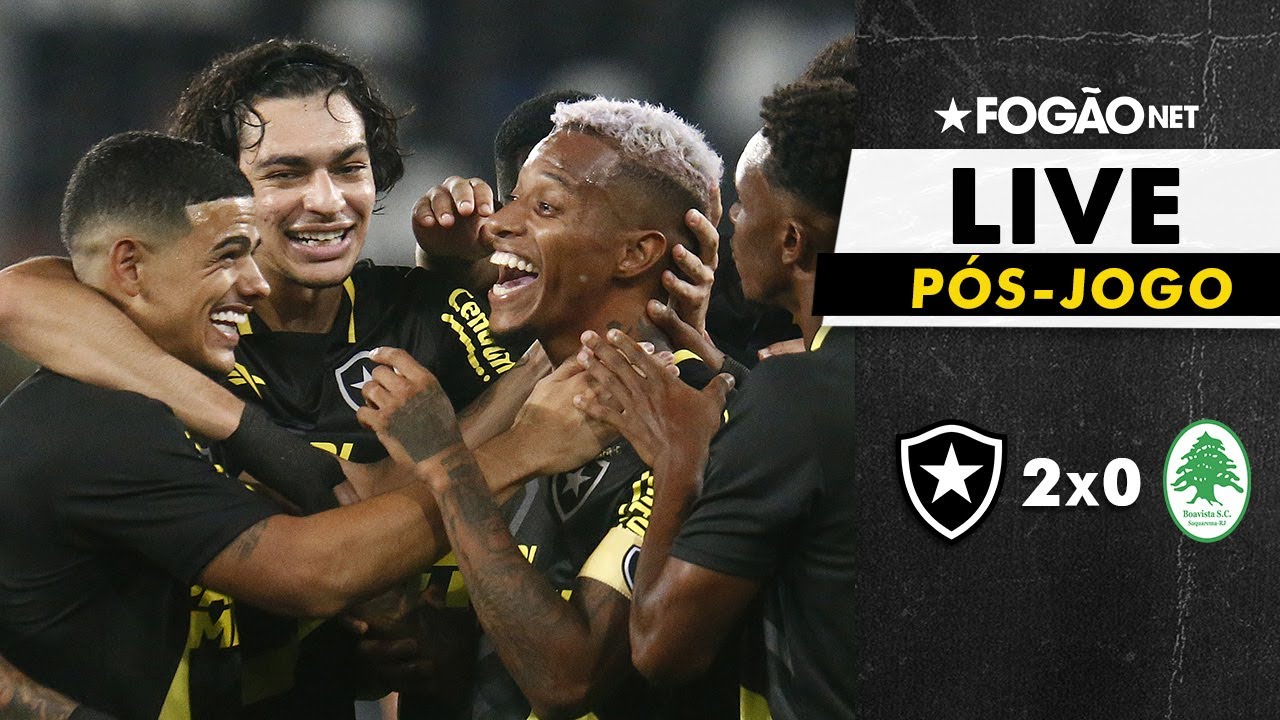 LIVE | Pós-jogo e repercussão da vitória do Botafogo sobre o Boavista e do título da Taça Rio