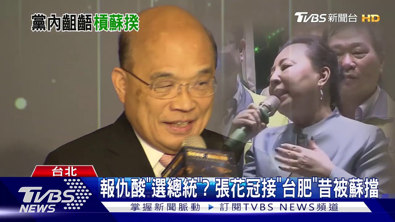 報仇酸「選總統」? 張花冠接「台肥」昔被蘇擋