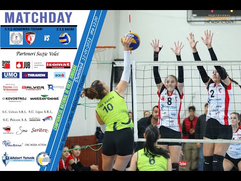CSȘ Academika Focsani vs CSS Bacău (3-0)