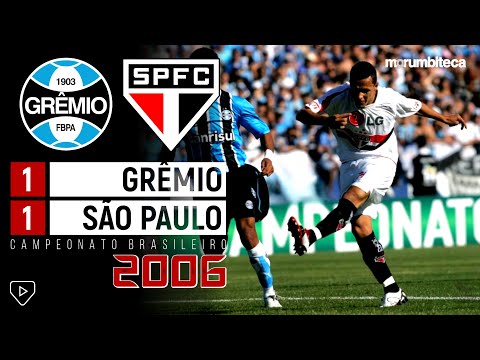 Grêmio 1x1 São Paulo - 2006 - IN THE "DECISION", THE FOOTBALL OF SOUZA, ALOÍSIO, DANILO AND CO. S...
