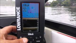 Elite-4 dsi chartplotter and downscan sonar