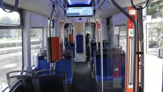 preview picture of video 'Straßenbahn Jena Solaris Tramino'