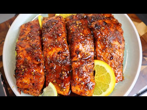 How To Make The Best Honey Garlic Salmon | Step By Step Salmon Recipe