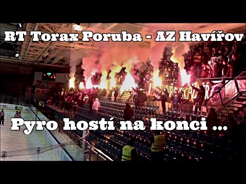RT Torax Poruba - AZ Havířov (2. SF): Pyro hostí na konci ... 14. 3. 2013