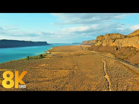 8K Drone Footage - Washington State Landscapes from Above - Episode #1
