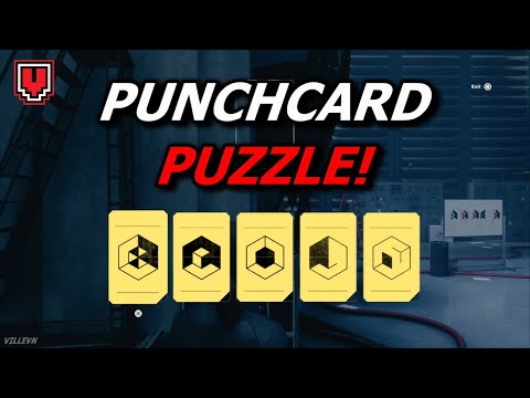 CONTROL punch cards order (Puzzle solution for terminals) - Old Boys' Club // Walkthrough guide PS4