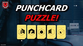 CONTROL punch cards order (Puzzle solution for terminals) - Old Boys