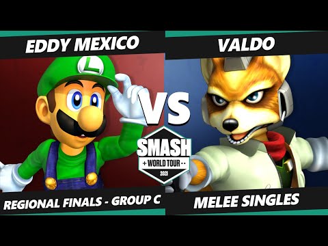 SWT CA RF Group C - Eddy Mexico (Luigi) Vs. Valdo (Fox) SSBM Melee Tournament