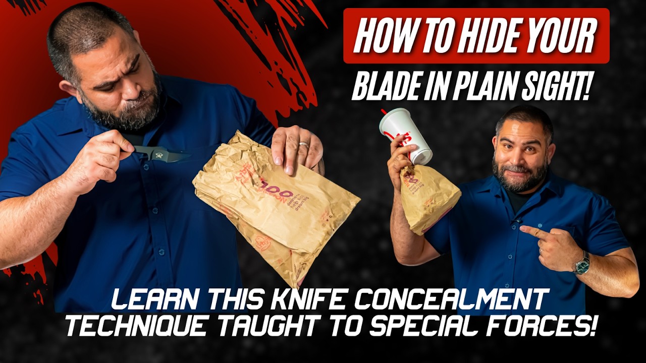 This Knife Concealment Technique Saves Lives l EDC Blade Concealment Training