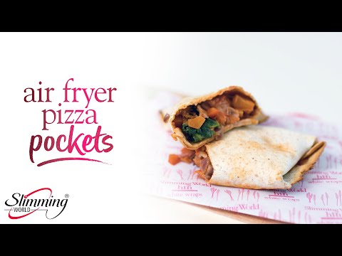 🌯Air fryer pizza pocket wraps 🍕genius hack for pizza lovers-Slimming World friendly recipe below ⬇️