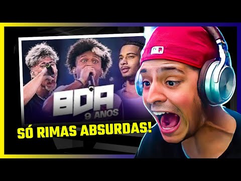 LOUD CORINGA REAGINDO: AS MELHORES RIMAS DA BDA 9 ANOS!