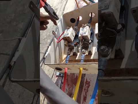 Manutenção elétrica de um quadro elétrico trifásico #aprendereletrica #eletrica #eletricista