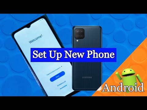 Setup  new phone Android / M12 Samsung