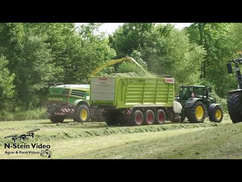 Mega Silage Aktion 2025 🌾John Deere 8500i & 2x Fendt 724 & John Deere 250R Biogas Boost 🌱