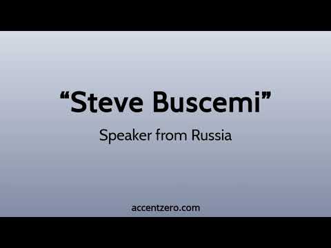 Pronounce "Steve Buscemi" - Russian accent vs. native U.S.