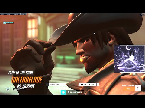 GALE CASSIDY AND WIDOW - POTG! OVERWATCH 2 TOP 500