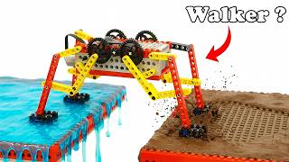 Driving LEGO Walker Cross Sticky Slime & Muddy Gaps
