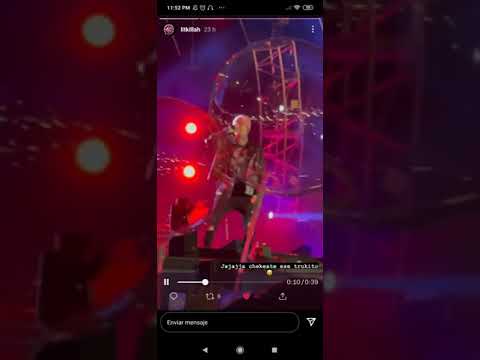 LitKillah cantando en vivo "Mala mía" ft Duki