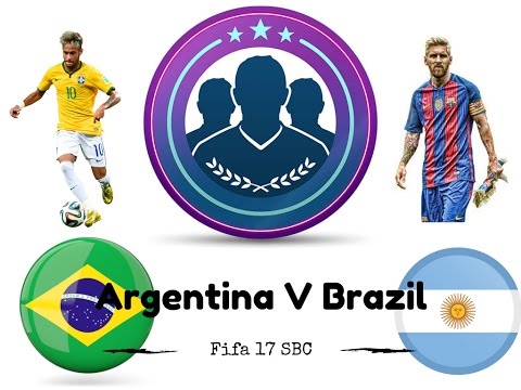 ARGENTINA V BRAZIL SBC! Marquee Matchups (COMPLETE/CHEAP!) #FIFA17 Ultimate Team