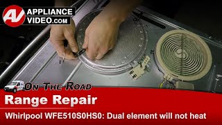 Whirlpool Stove Repair - Dual Surface Element Will Not Heat