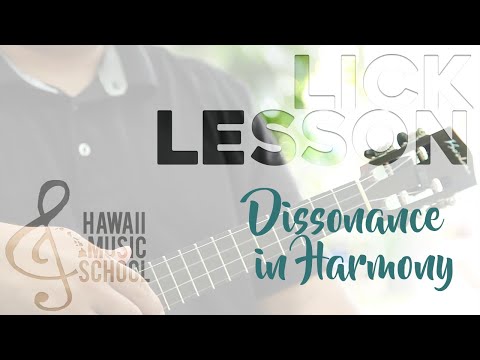 LICK LESSON - Dissonance in Harmony