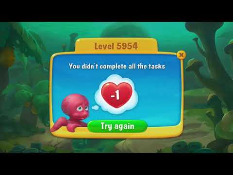 [FISHDOM Walkthrough] Level 5954 (Qua màn - Fishdom)