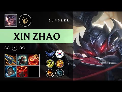 Xin Zhao Jungle vs Lillia - KR Diamond Patch 25.24
