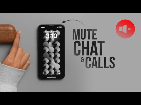 How to Mute Chat and Phone Call on iPhone (tutorial)