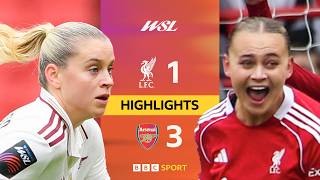 Russo Magic Leads Gunners To Glory | Liverpool v Arsenal | WSL | BBC Sport