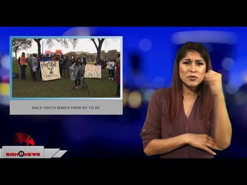 DACA youth march from NY to DC (ASL - 3.1.18)