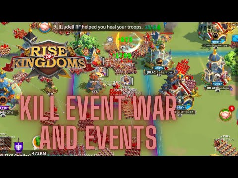 Kill Event Fights Fire Vs. Earth and Water + Events - Rise of Kingdoms