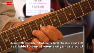 Video thumbnail for Fender FMT Telecaster "Blackcherry Burst " Ex Shop Demo £429.mp4 by craigsmusicltd